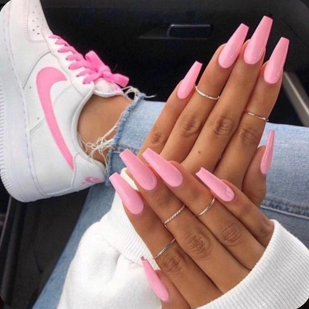 

Hot Sale Full Cover Fake Nails Press On Nail Tips For Nail Art