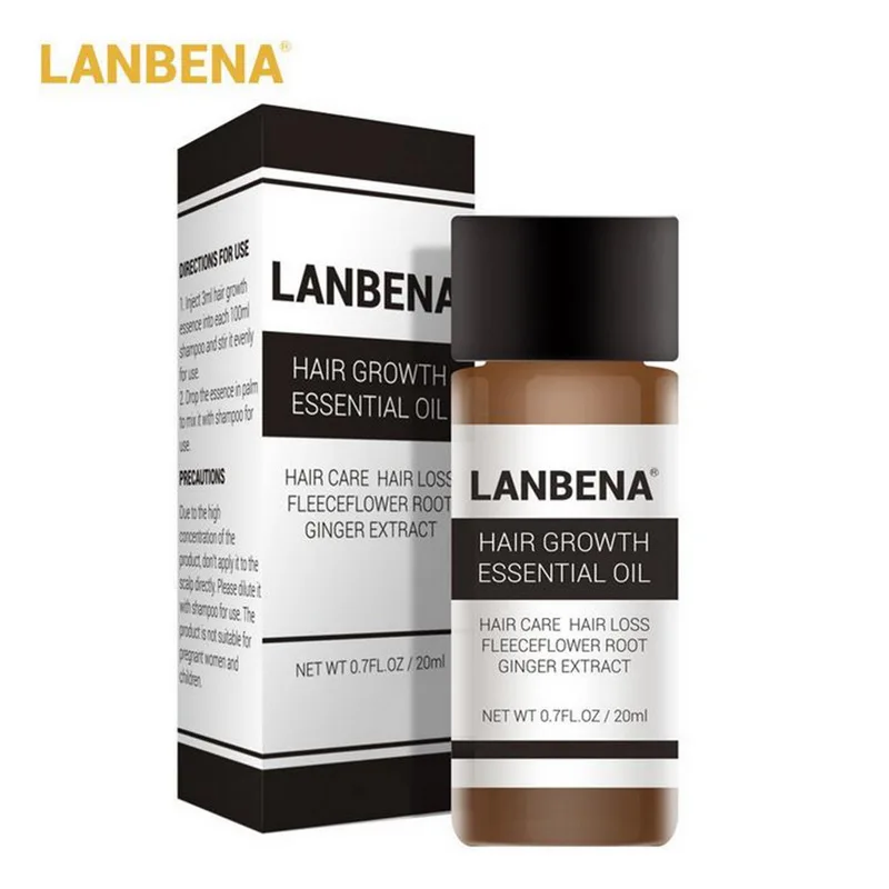 LANBENA 20ml Hair Growth Essence Fast Powerful Hair Care Essential Oil Liquid Treatment Preventing Hair Loss for men and women