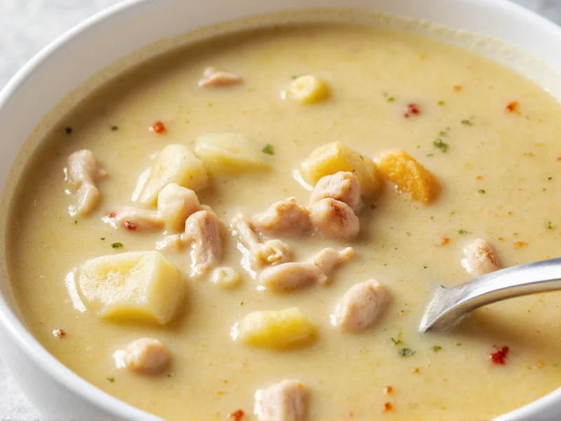 Homemade Cream of Chicken Soup Recipe with Real Chicken