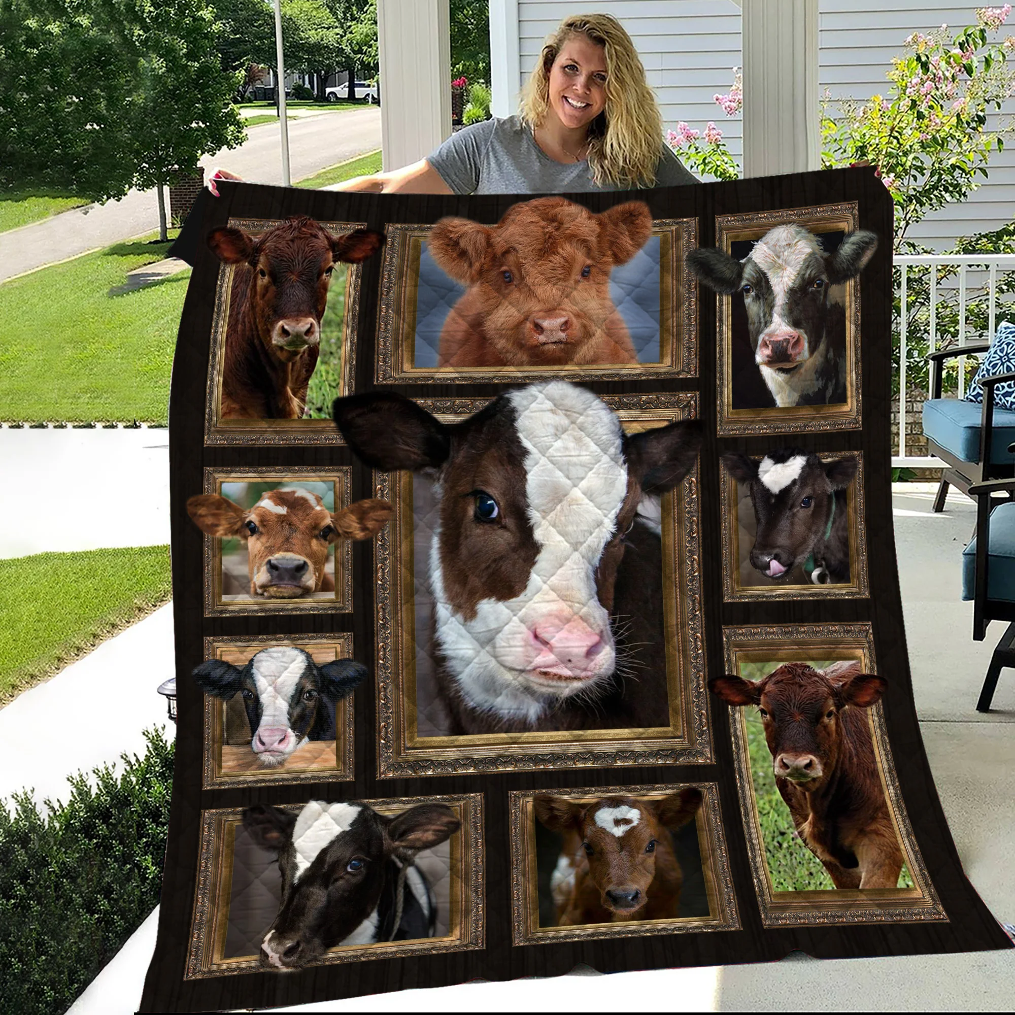 
The Nightmare Before Christmas Printed Quilt Blanket Twin Full/Queen King Size Customize Dropshipping 