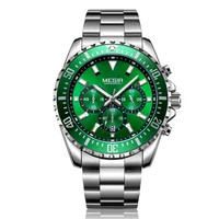 

MEGIR Watch 2064 Fashion Military Chronograph Watches Men Wrist Luxury Quartz Waterproof 24 hour Wristwatches Relogio Masculino