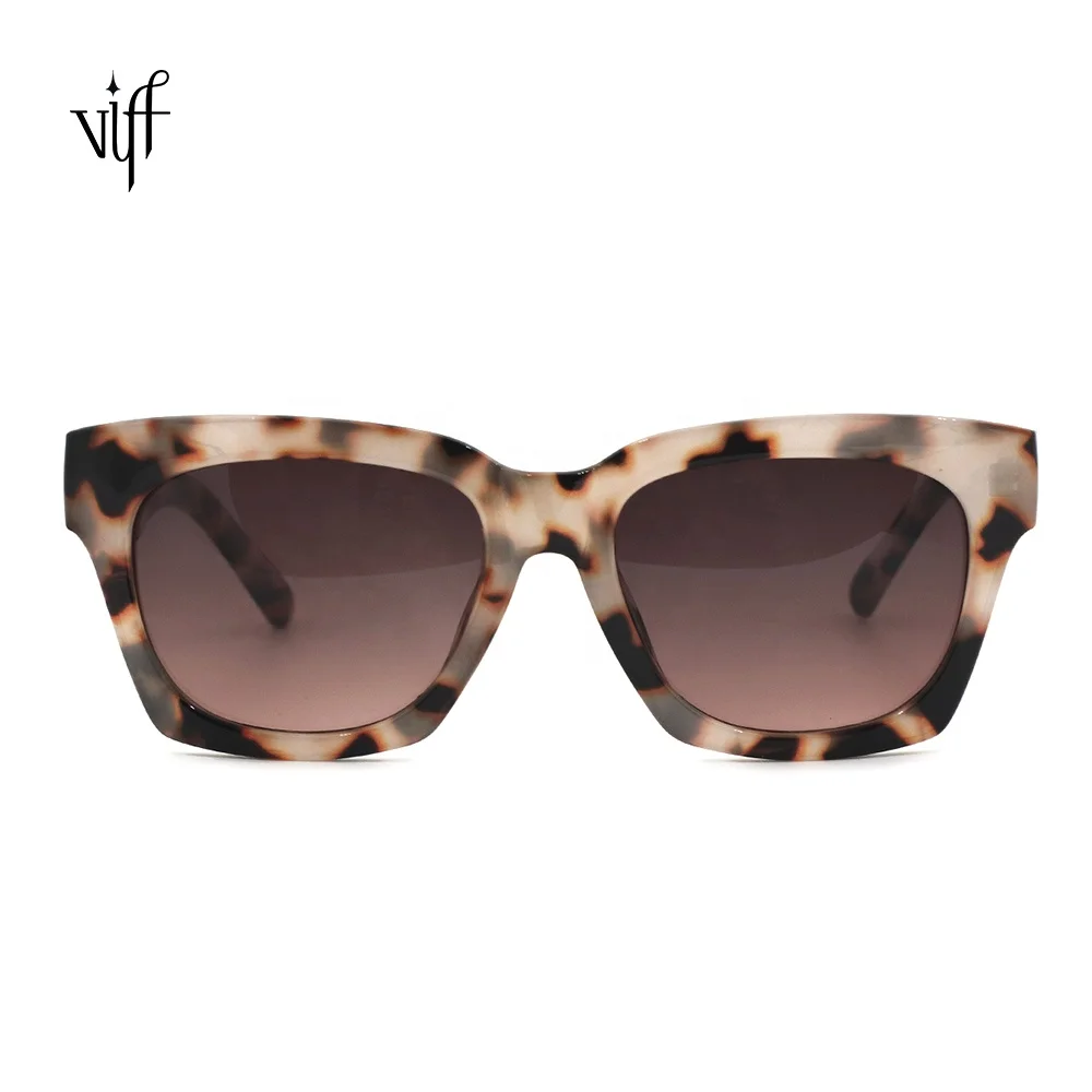 

VIFF HP14317 Amazon Hot Seller Vintage Square Oversized Glasses Fashion Custom Sunglasses