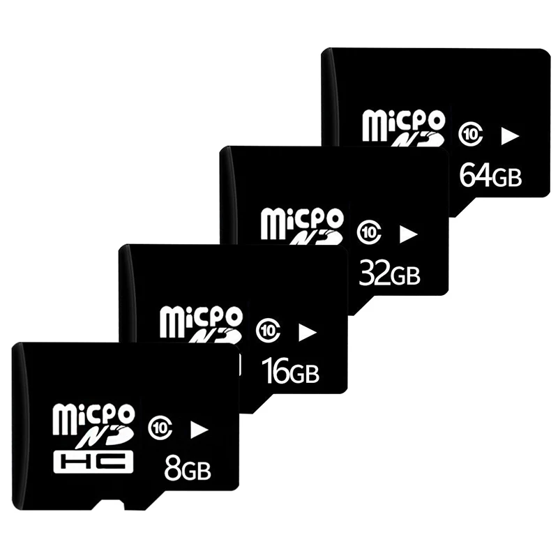 

Factory Price High Speed 16gb 32gb 64gb 128gb Class10 Flash Micro TF SD Card Class 10 U3 Micro Memory SD Card, Black