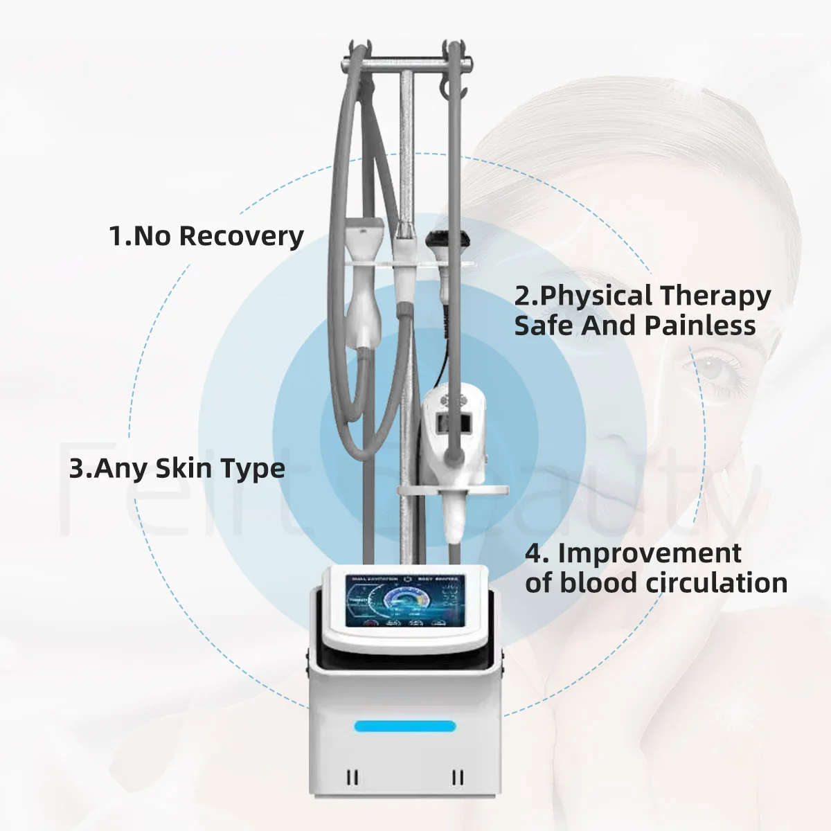 

Vela Vacuum Roller Slimming Machine Body Contouring Radio Frequency Skin Tightening Machine