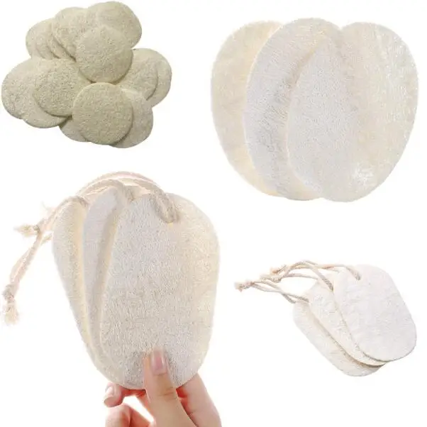 

100% Natural Brush Scrubbing Pad Bathroom Scrub Scouring Pads Loofah Dish Scrubber kitchen Sponge