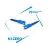 Necero 20 years fiber optic communication cables equipment factory 100% Component Test Armored mpo mtp lc sc patch cord