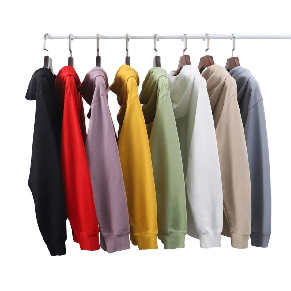 

Hoodies Best Quality Outdoor Pullover Hoodies Blanket Thick Velvet 600GSM Custom Make Your Own Line Of Clothes Men's Sweatshirts, 13 color