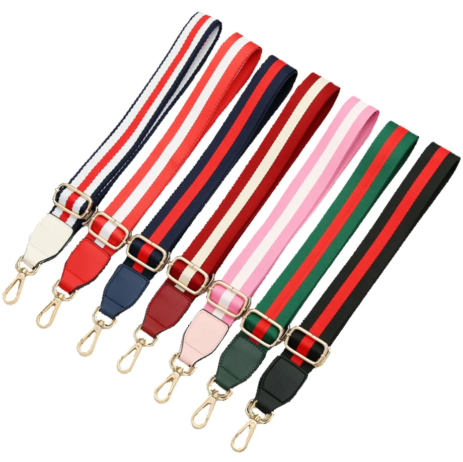

Chinber Adjustable Colored Leather Stripe Crossbody Bag Straps For Handbag Purse