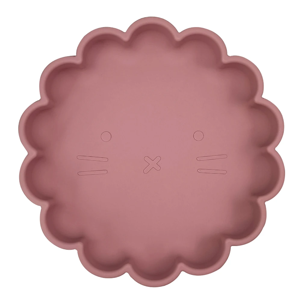 

Baby Silicone Plate Bebe Feeding Suction Plato Silica Gel Dishes Kids Tableware Dinning Plate Customized Logo, More than 20 colors available