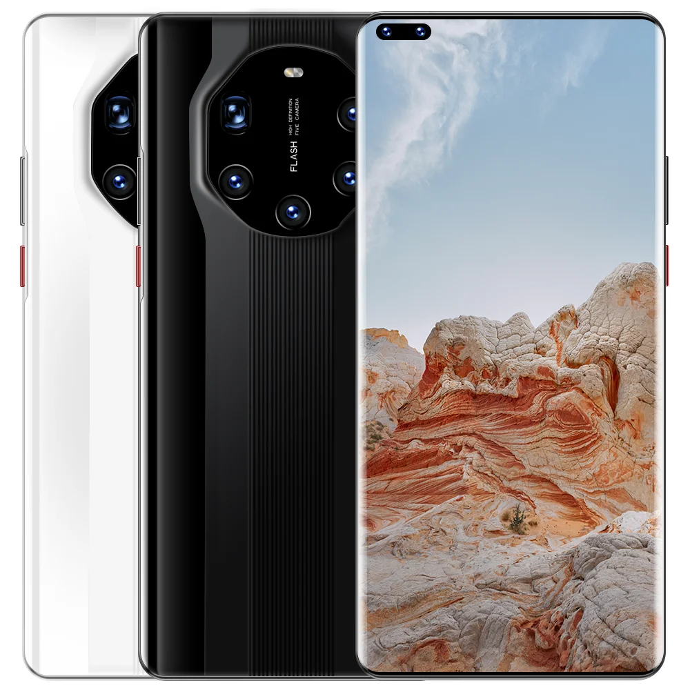 

New smart phone companion Mate 40RS mobile phone 7.3 inch Android 4g mobile waterproof camera GPS Wifi OLED keyboard 12G + 512GB