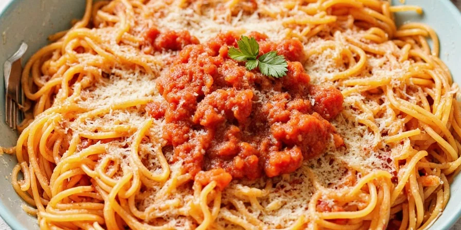 Classic spaghetti sauce ingredients
