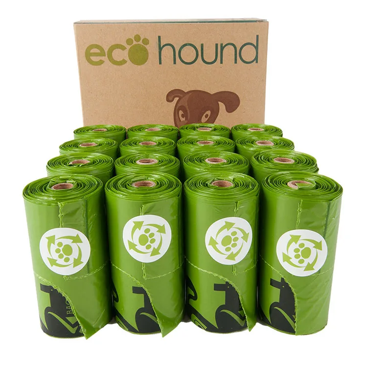 

Amazon wholesale portable eco-friendly biodegradable dog poop bag