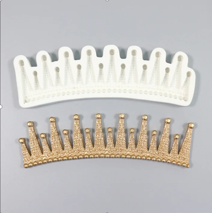 

Cake Tools crown new silicone mold Decorating Cupcake topper fondant tool mould