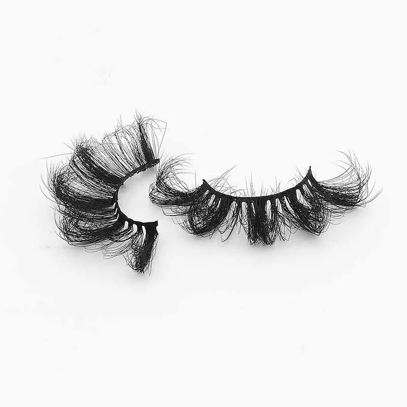 

Lashes3d Wholesale Vendor 25mm Faux Mink Lashes 3D 5D 6D Thick Vegan Strip Silk Eyelashes