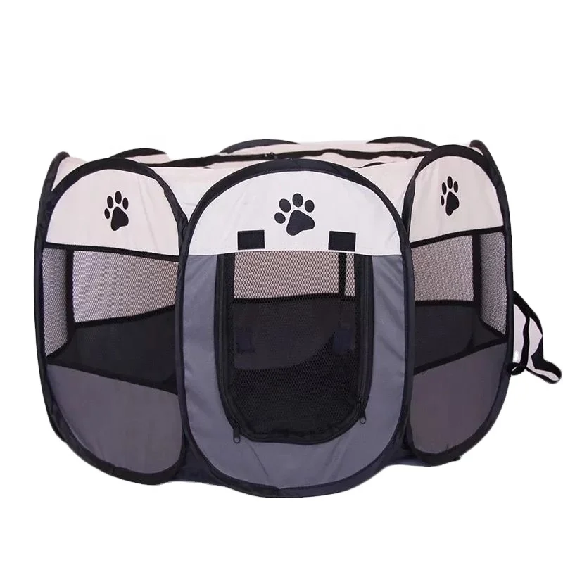 

Wholesale Octagon Oxford Cloth Indoor Outdoor Playpen Foldable Doghouse