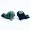 High Quality quartz Hand-carved ocean jasper dolphins crystal free form