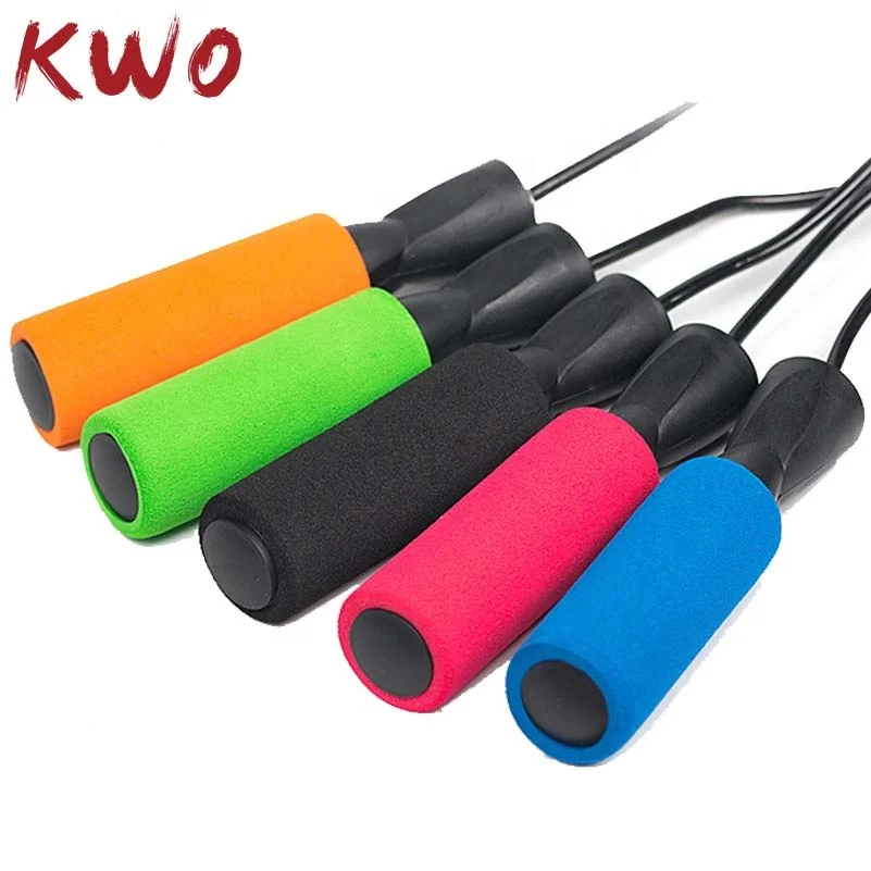 

Freestyle Competition Oem Fitness Heavy Soft Custom Logo Plastic Foam Exercise Work Out Adjustable Speed Skipping Jump Rope, Customized color