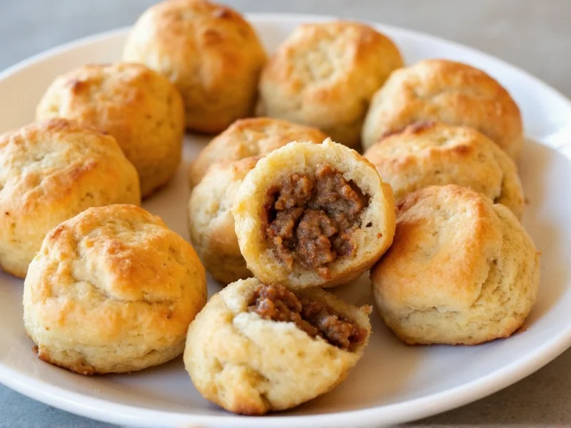 biscuit sausage balls