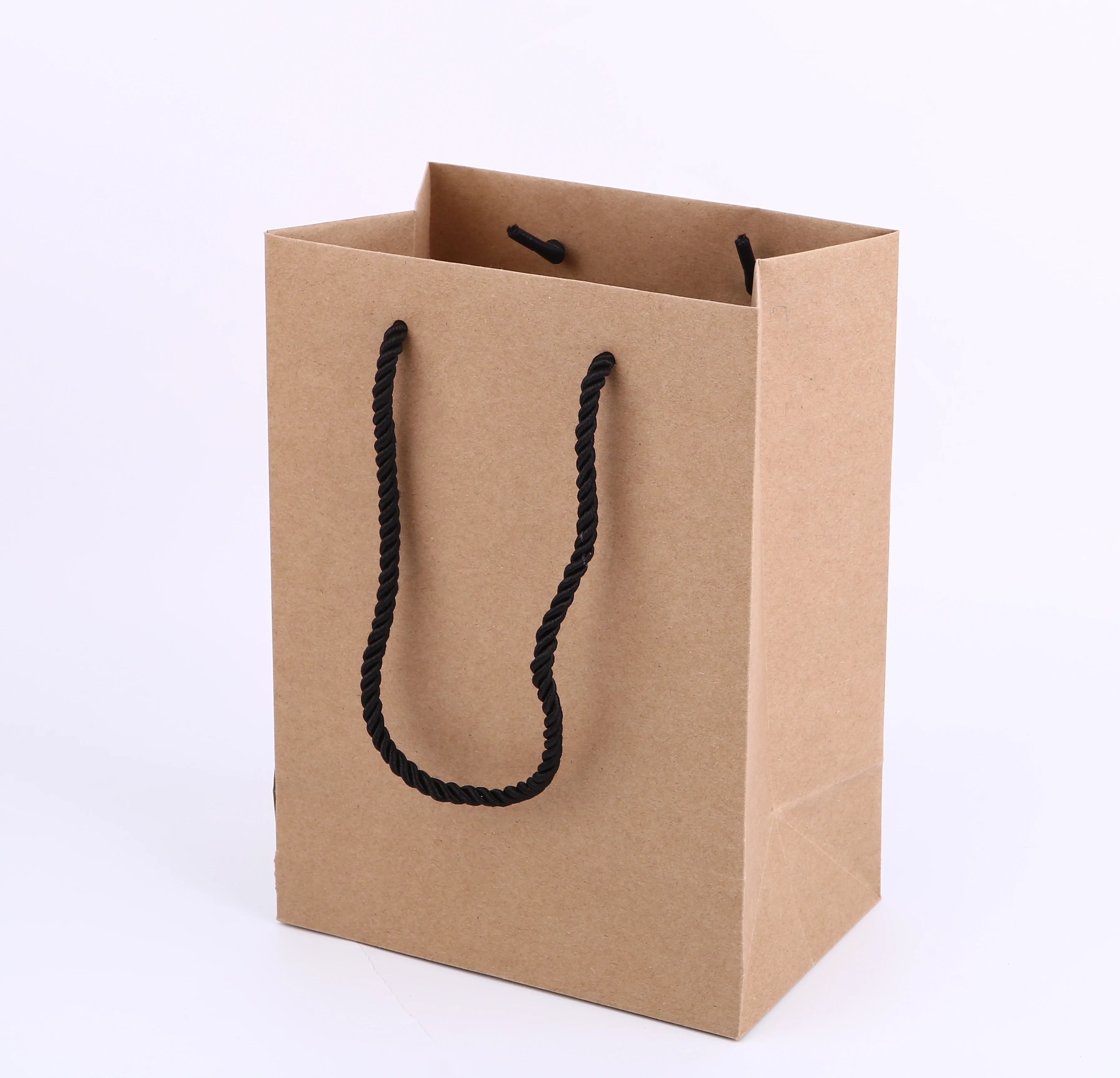 
Kraft paper shopping take away bag customize logo design printing 