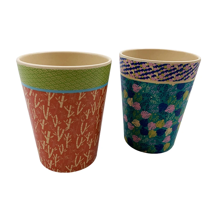 

MIKENDA Biodegradable custom Reusable bamboo cups Eco-friendly Mugs custom logo