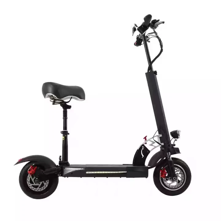 

48V fast High power foldable led off road e scooter50-65km mileage suspension 800W electric scooter with seat