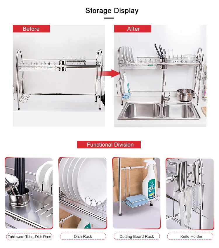 Chuzhile Wire Dish Rack - Durable & Stylish Kitchen Utensil Storage
