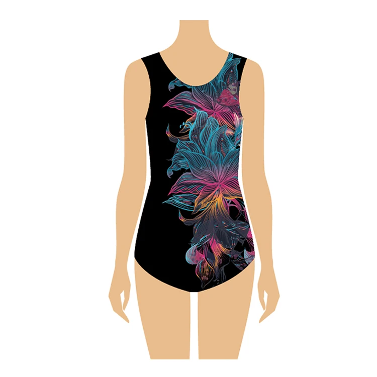 

custom black gymnastic leotards for women performance adult gymnastic leotards