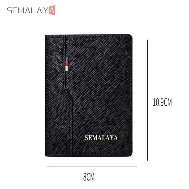

Hot Style Men Mini Small Card Holder Wallet Genuine Leather Business Card Holder Thin Wallet Multi Card Slots For Mens Holder, Black/blue