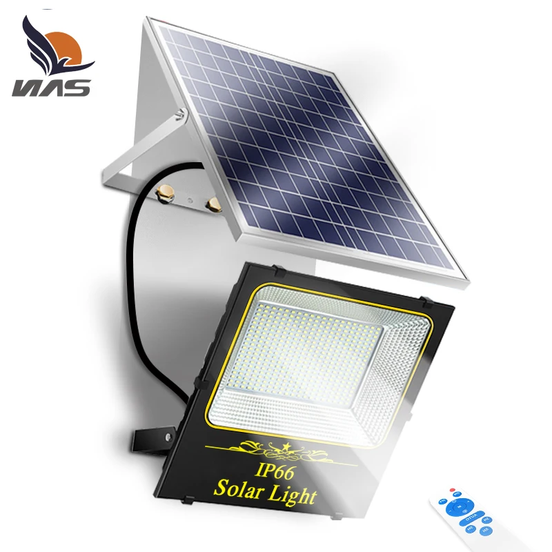 

NAAISI 300W Waterproof Remote Control Energy Led Solar Lamp Solar Powered Outdoor LightSolar LightsLed Solar Light