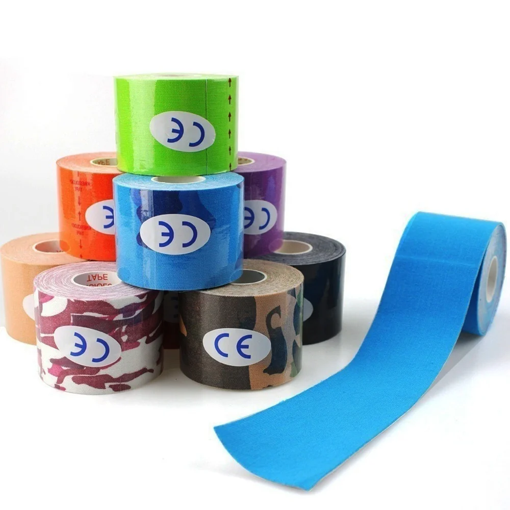 

wholesale multicolor kinesiology sports tape Waterproof kinesiology Tape muscle sports tape