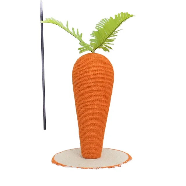 

New Sisal Cat Toy Grinding Claw Scratching Carrot Climbing Frame for Cat