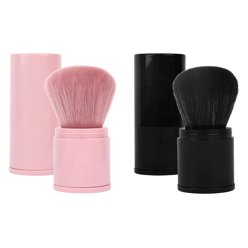 

Travel Powder Brush 2019 New Retractable Plastic Kabuki Single Makeup Brush