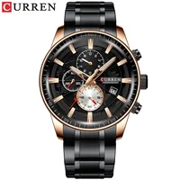

Curren 8362 Exquisite Steel Mens Watch Calendar Night Light Casual Business Wristwatches relgio masculino