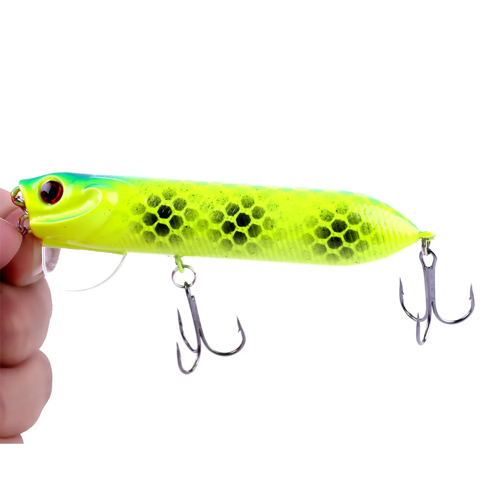 

Leurre Peche Carpe Hard Fishing Lures Fishing 10cm 17g Surface Magician Bumping Water Tongue Plate Wave Angeln Pescaria Bait Set, 8colors