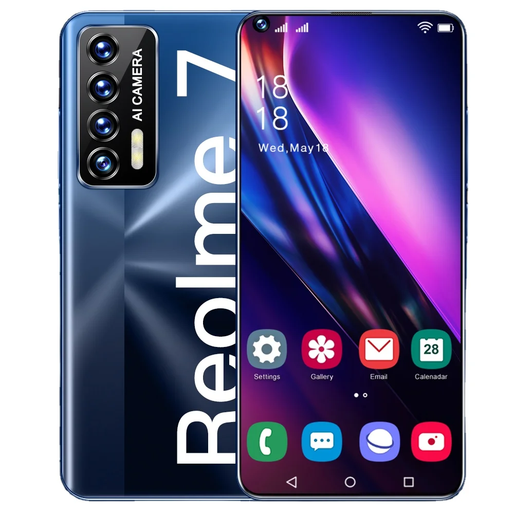 

2022 Reolme7 HD large screen Android 128GB 256GB 512GB smartphone