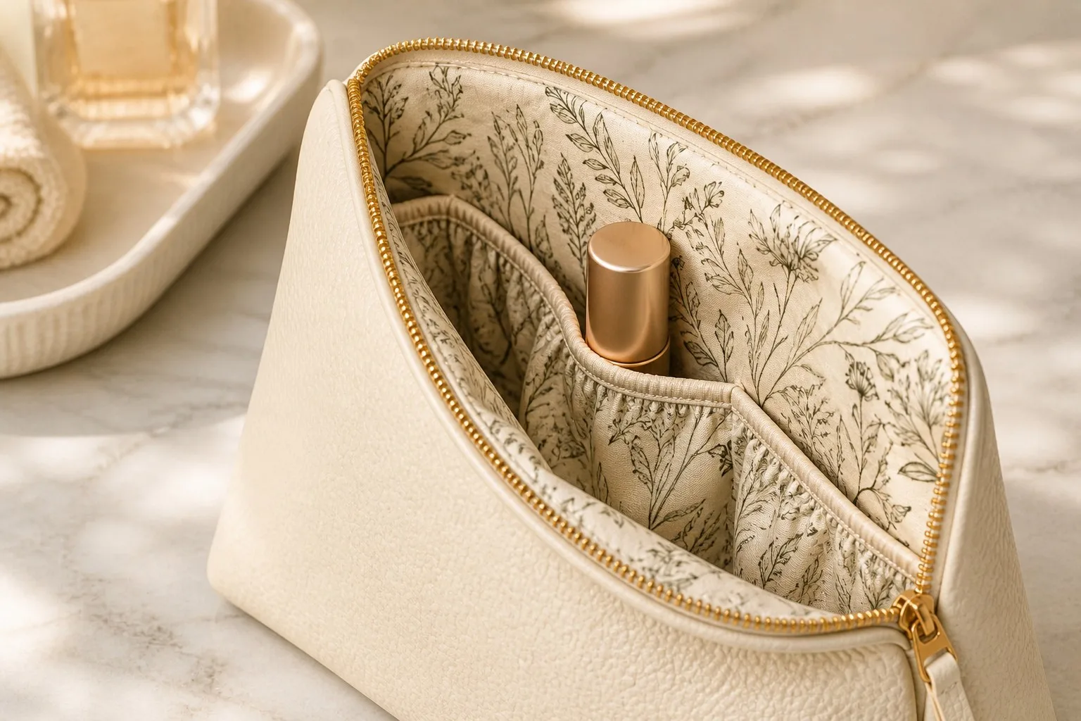 Interior Compartment and Slip Pocket