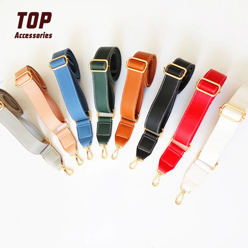 

Wholesale Adjustable Genuine leather Bag Strap Luggage Belt