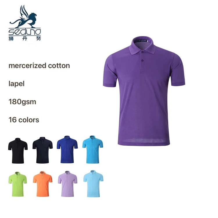 

SEDUNO New Design Wholesale Cotton Sport Polo Casual Shirts For Men Short Sleeve Plain Polo Shirt