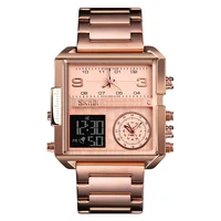 

Waterproof digital minimalist men luxury stainless steel watch