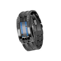 

High Quality Metal Lava Style Sports Fitness Watch Alloy Case Led Watches Men