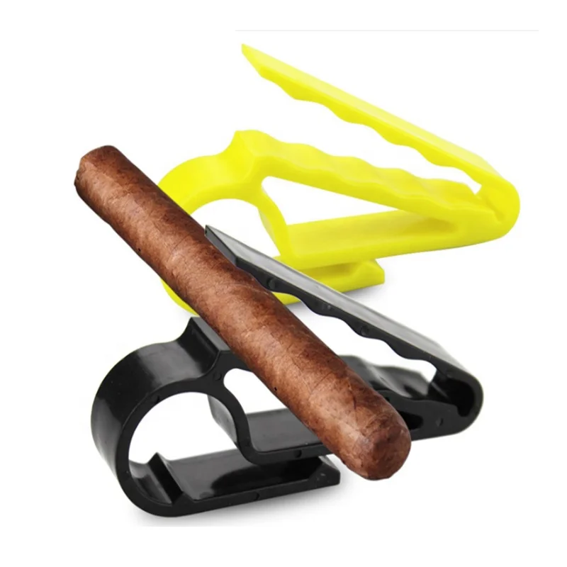 

Customized Logo Hot Selling Plastic Cigar Holder Cheap Price, Black