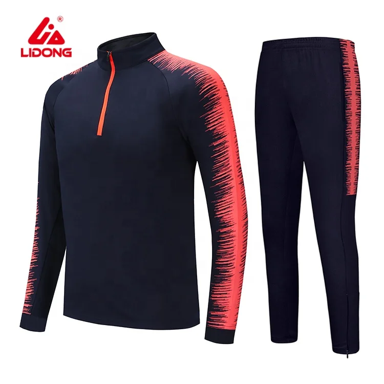 

New Design Custom Sports Wear Running Training Polyester Men Sweat Suit Designer Track Jogging Suit