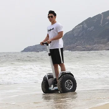 

Ready to drop 2400W 60V high speed long distance 40-60KM powerful road electric balance scooter 19inch fat tire escooter, Black/silver