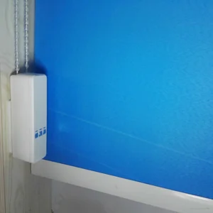 Image of High quality hotel sunproof blackout polyester Zebra window Roller blinds curtains motor