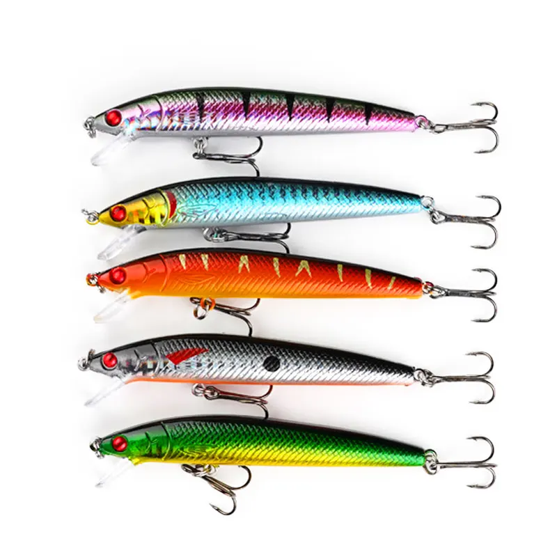 

New arrive minnow bass perch bait 8g 10cm freshwater saltwater steamlined hard plastic artificial jerkbait minnow fihsing lure, Vavious colors