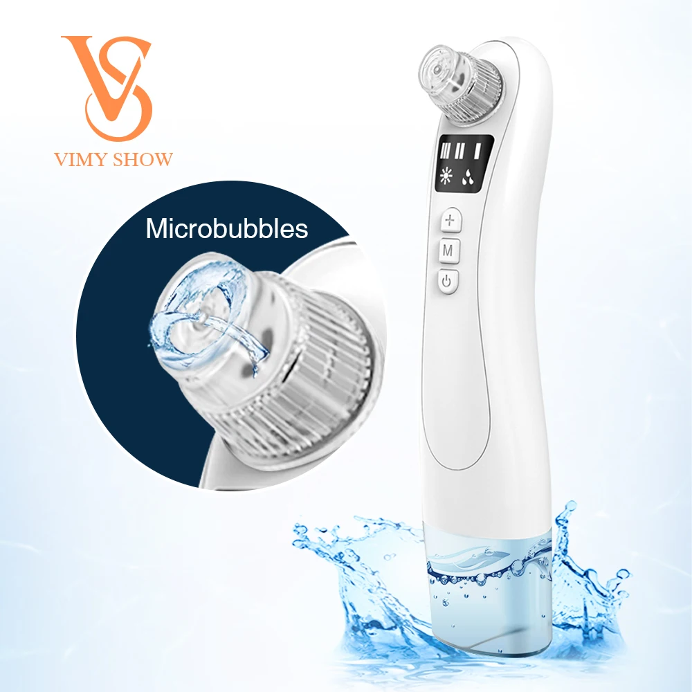 

2021 New Design Face Beauty Clean Skin Tool Vacuum Blackhead Remover Home Water Bubble Facial Beauty Deep Cleansing Machi, White