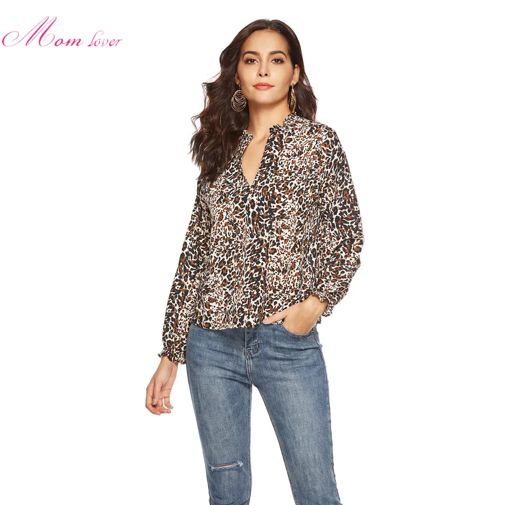 

Chiffon clothes woman in ladies' blouses &tops muslim long shirts leopard boho shirts women tops fashion brand chiffon