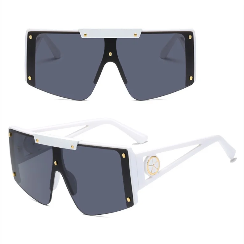 

Shades Women Trendy Rimless Womens Square Sunglasses Oversized