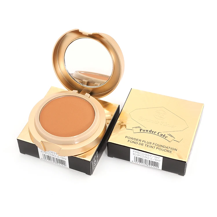 

Long-lasting gold face powder oil control waterproof foundation powder for ladies pressed powder, 3 colors