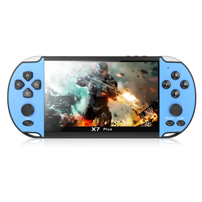 

5.1 inch screen X7 plus simple version handheld game console video support AV output 10000 games game console